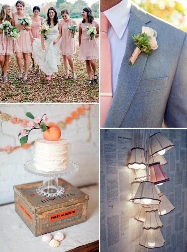 My Wedding Decor in creamy and peach colors