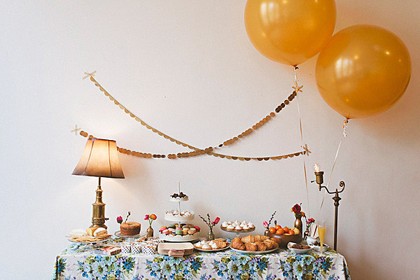 Festive spring table decoration - the 10 best Party Decoration Ideas