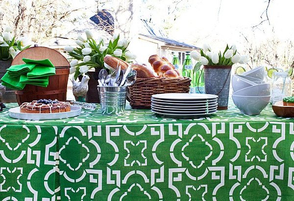 Festive spring table decoration - the 10 best Party Decoration Ideas