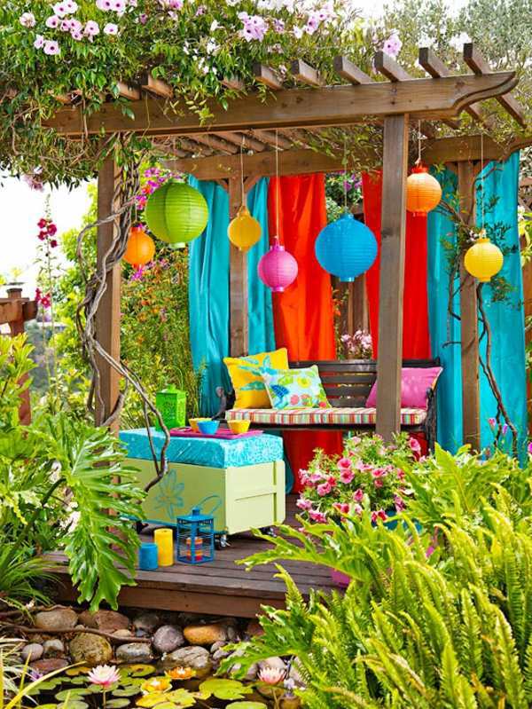 23 Colorful Outdoor Decoration Ideas In, Outdoor Decoration Ideas