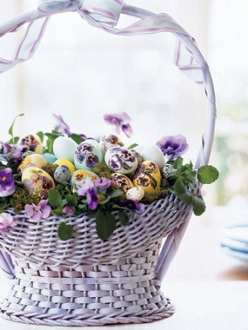 Decoupage on Easter egg