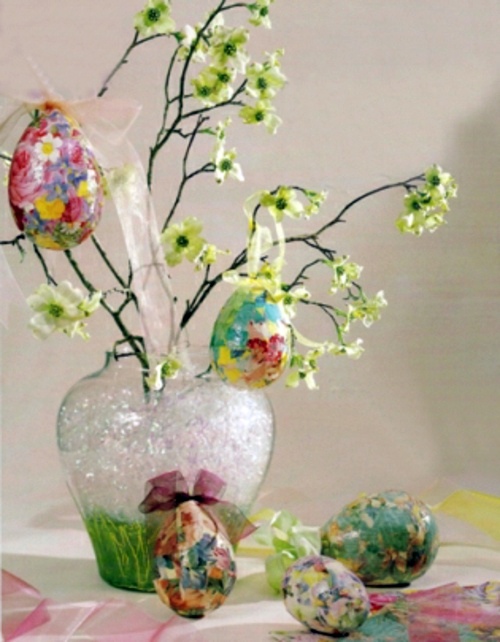 Ostern - Decoupage on Easter egg