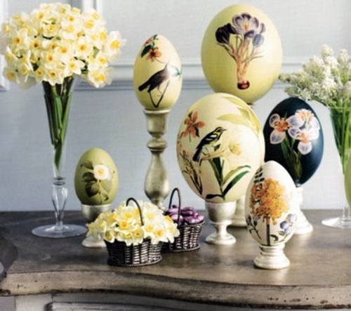 Decoupage on Easter egg