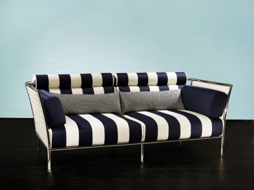 Designer sofa outdoors by Fendi Casa - "Love"