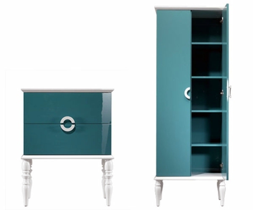 Designed Feminine blue bathroom furniture Ypsilon Designed Feminine blue bathroom furniture Ypsilon