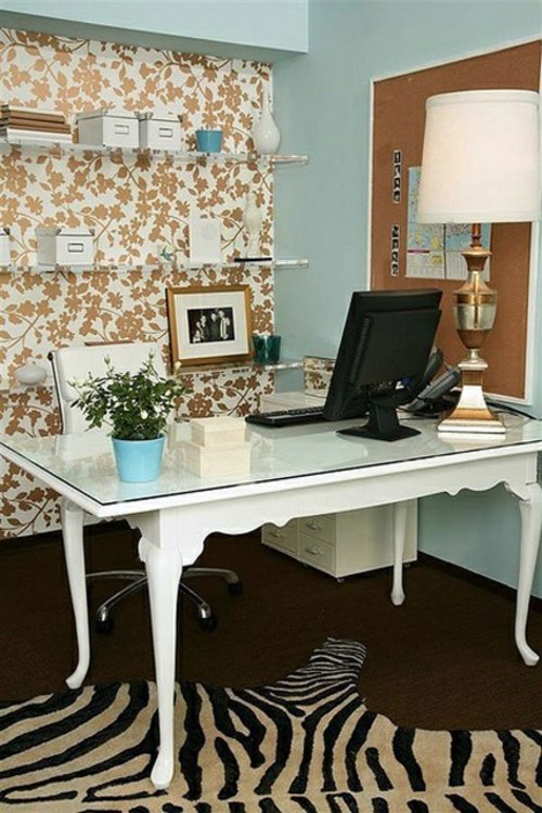 Zebra and leopard pattern in the interior