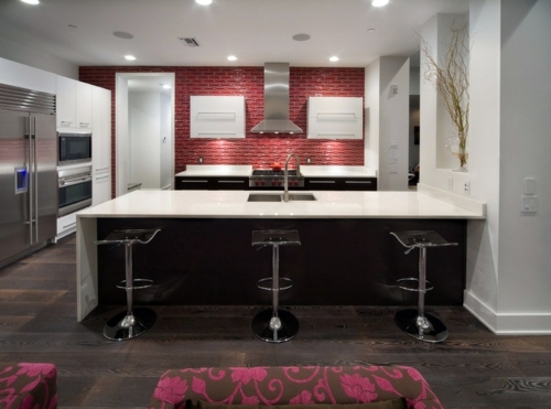 15 gorgeous kitchen ideas for red kitchen back wall | Interior Design Ideas | AVSO.ORG