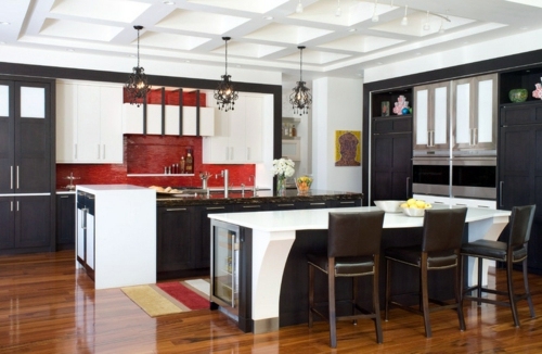 15 gorgeous kitchen ideas for red kitchen back wall