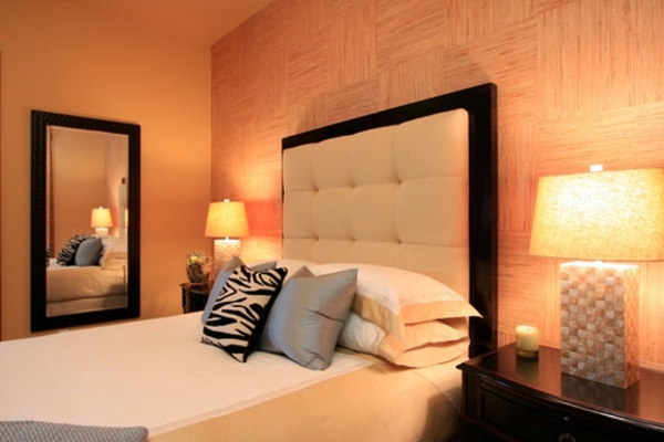 Elegant Headboard in Black and White