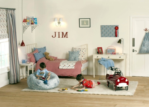 Cool Curtains in the nursery offer sun protection and charm