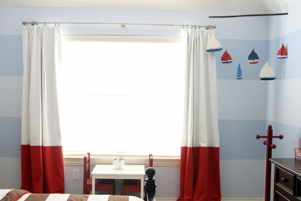 Cool Curtains in the nursery offer sun protection and charm