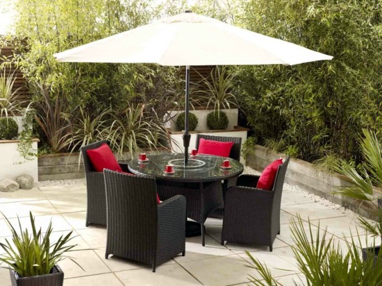 Gorgeous, beautiful ideas for fabulous dining room design in the garden