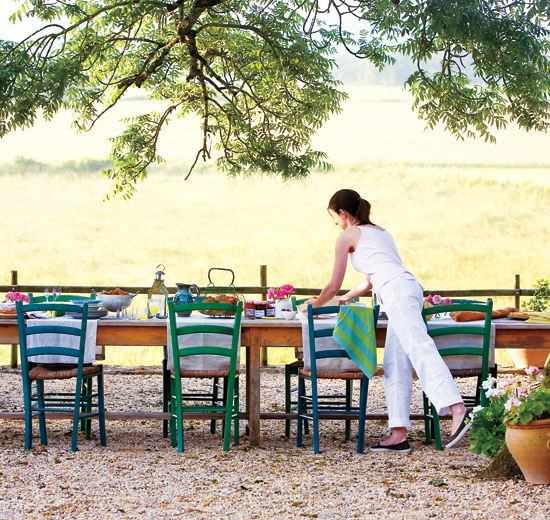 Gorgeous, beautiful ideas for fabulous dining room design in the garden