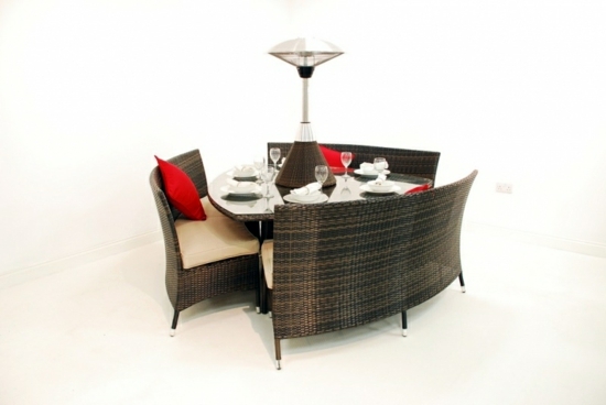 Gorgeous, beautiful ideas for fabulous dining room design in the garden