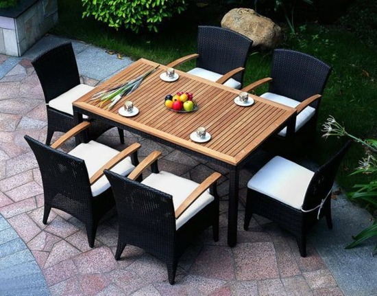 Gorgeous, beautiful ideas for fabulous dining room design in the garden
