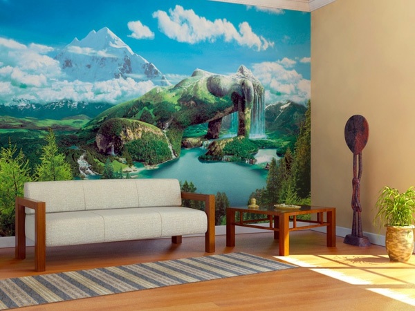 Fototapeten - Wall with Murals - 34 exquisite inspirations