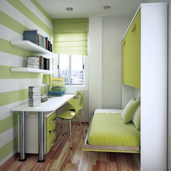 Save space - how to combine shelves and desk properly
