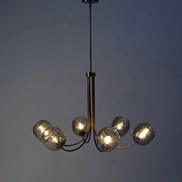Cool home accessories made of sheet metal and glass