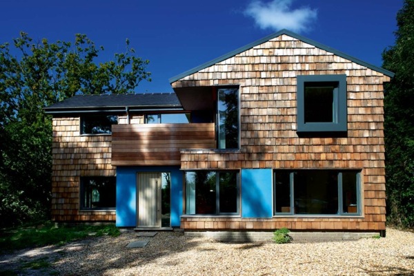 Modern facade cladding for an impressive house character