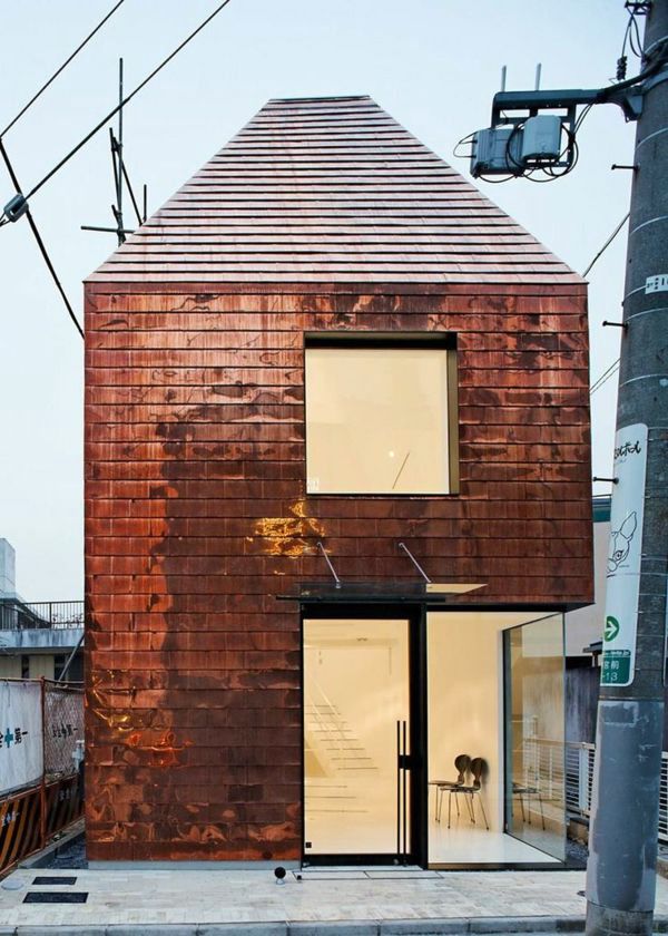 Modern facade cladding for an impressive house character