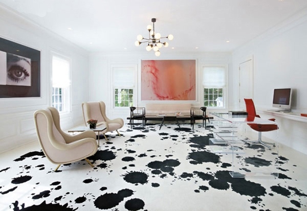 20 Ideas for modern painted flooring at home