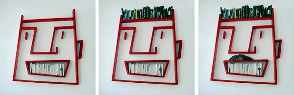 Funny and creative - the shelf with face of Alexi Mccarthy Funny and creative - the shelf with face of Alexi Mccarthy
