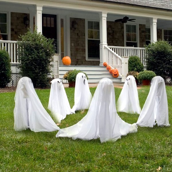 Great garden Halloween decorating ideas