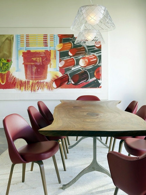 A festival of colors: red color in the kitchen