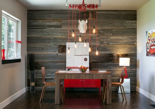 A festival of colors: red color in the kitchen