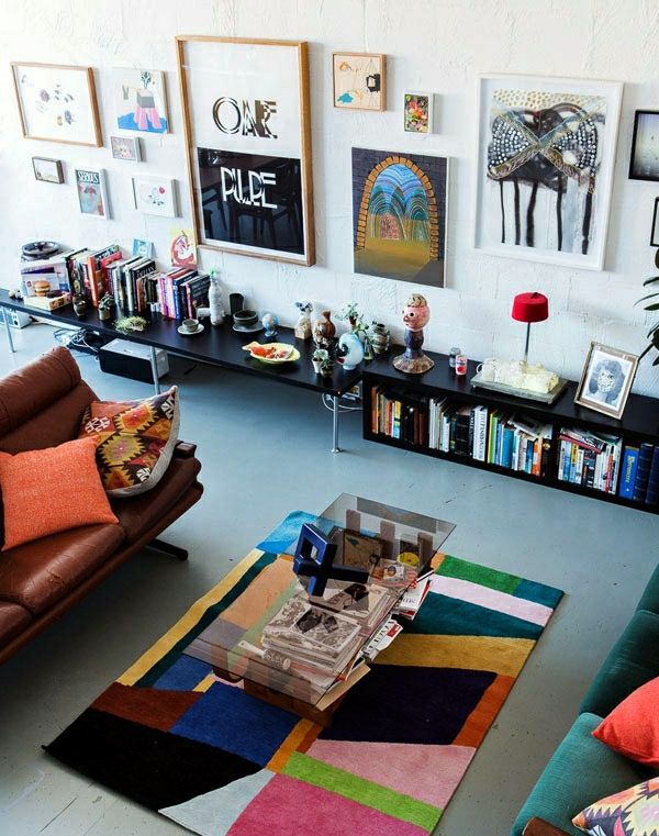 Teppich - Colorful rugs in interior design - Designer furniture solutions