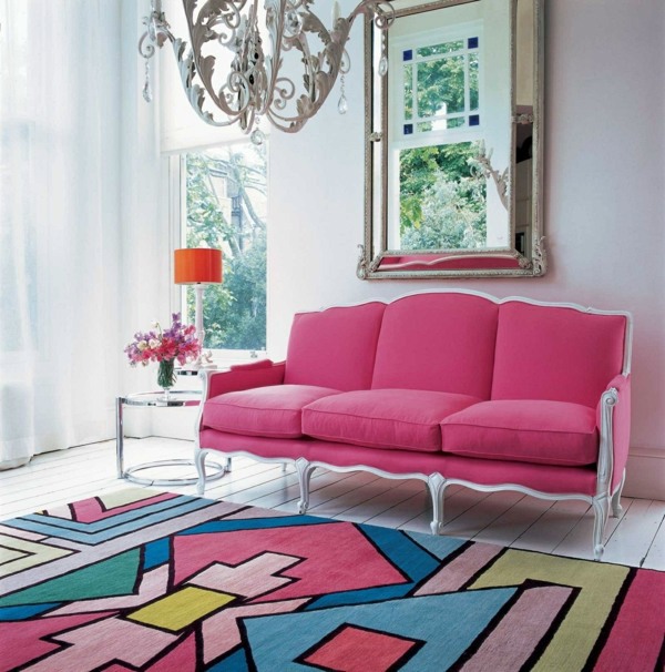Colorful rugs in interior design - Designer furniture solutions