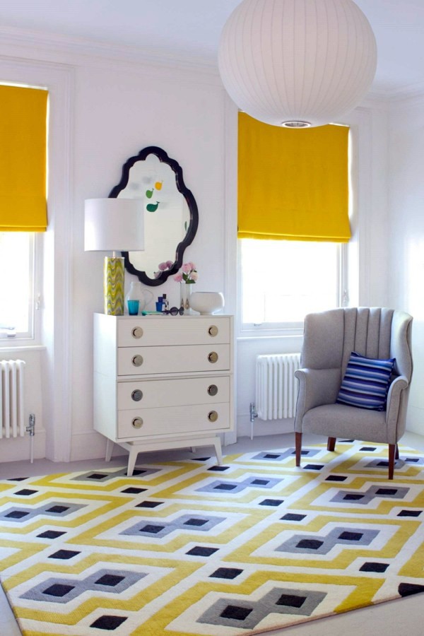 Colorful rugs in interior design - Designer furniture solutions