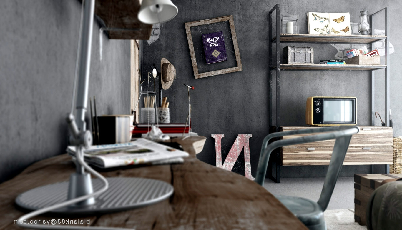 Industrial bedrooms with divine detail