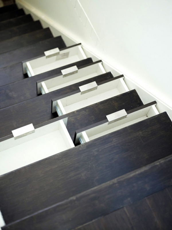 Modern stairs - Practical advice for the use of the area under the stairs