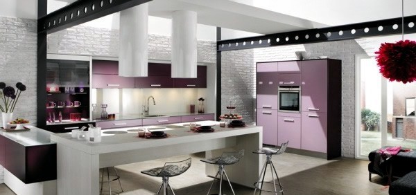 Purple Kitchens Purple Kitchens