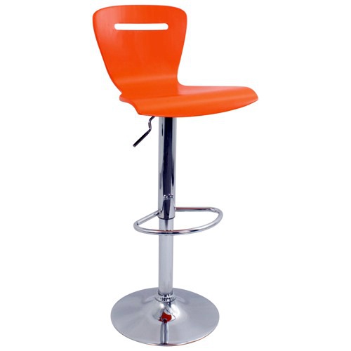 October Sunset: 10 ideas for orange bar stool with backrest