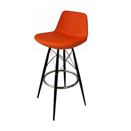 October Sunset: 10 ideas for orange bar stool with backrest