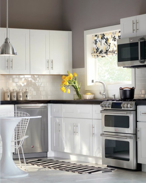 Wall color grays - stay in tune with the fashion