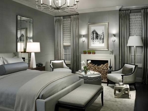 Wall color grays - stay in tune with the fashion