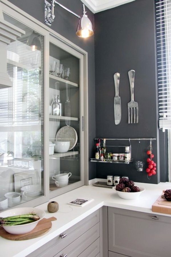Wandfarbe - Wall color grays - stay in tune with the fashion