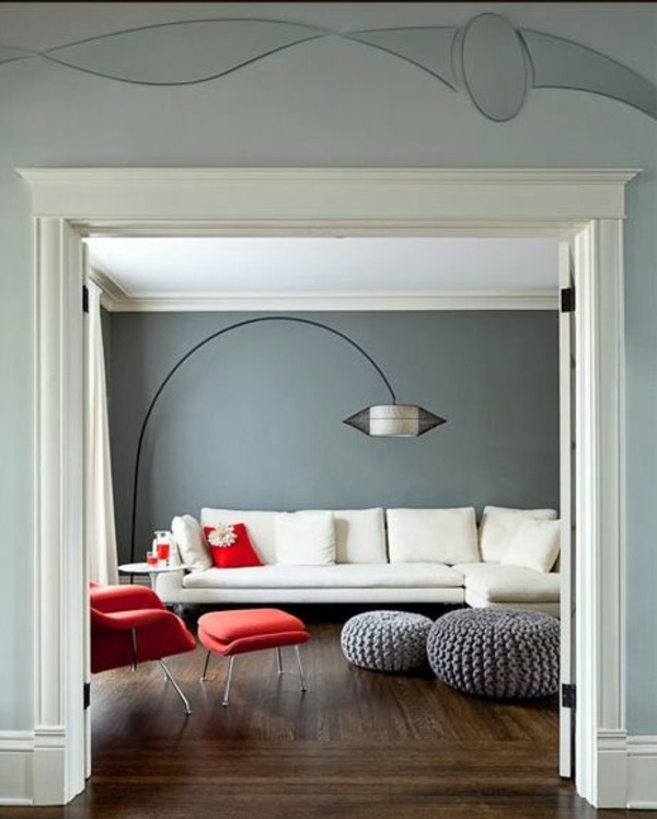 Wall color grays - stay in tune with the fashion