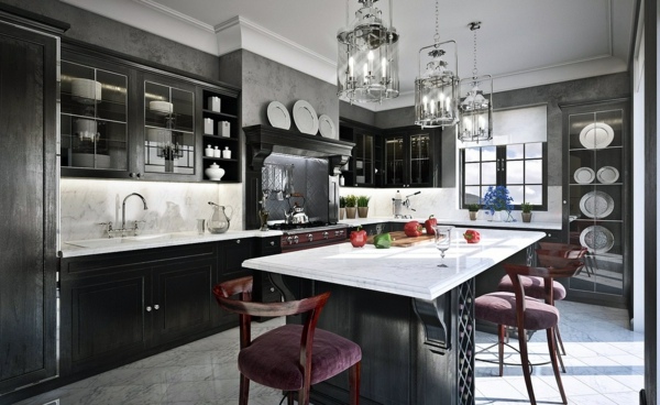 Gray as trendy color for the wall design