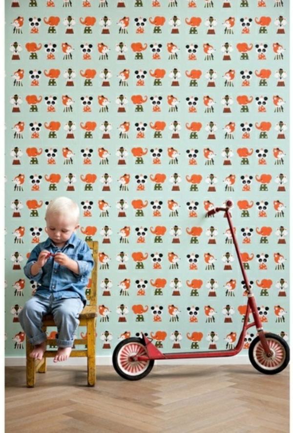 Nursery wallpaper - color ideas for your interior