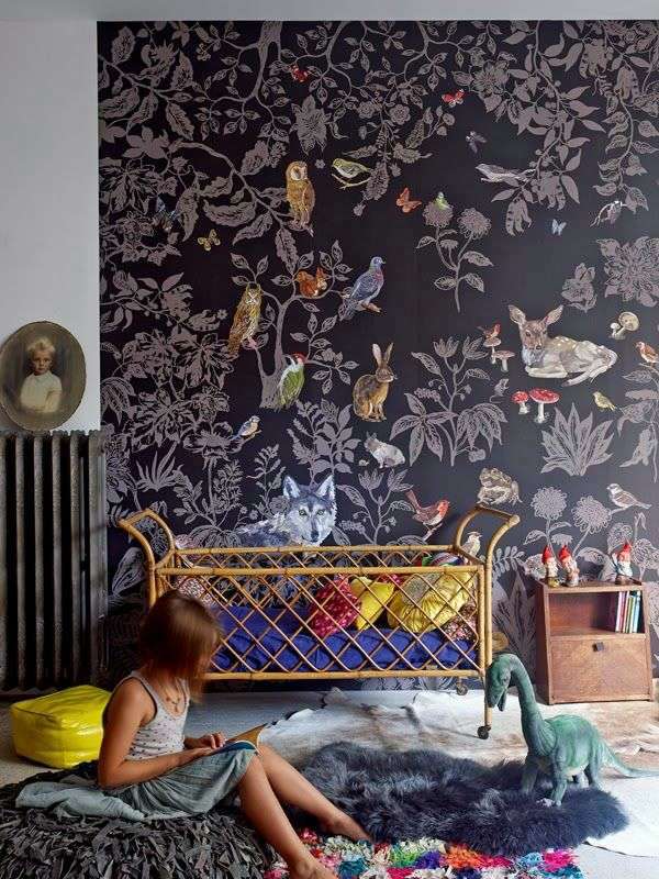Nursery wallpaper - color ideas for your interior
