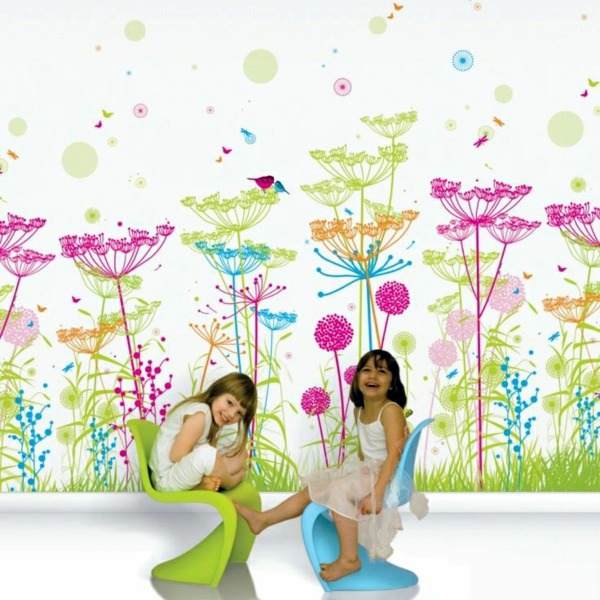 Nursery wallpaper - color ideas for your interior