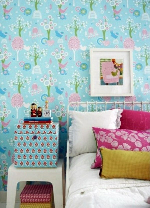 Nursery wallpaper - color ideas for your interior