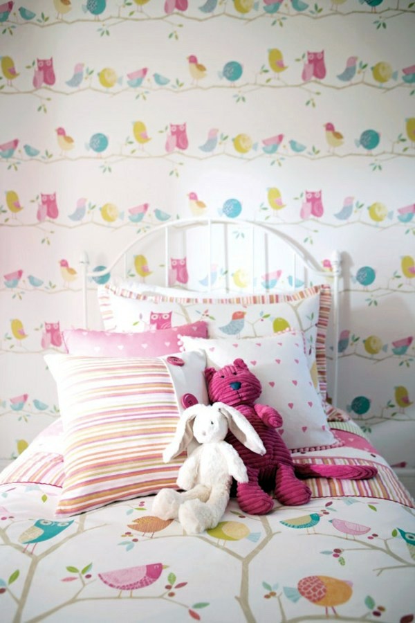 Nursery wallpaper - color ideas for your interior