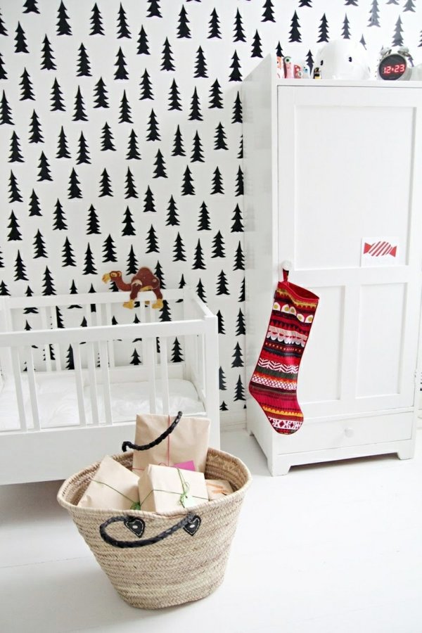 Nursery wallpaper - color ideas for your interior