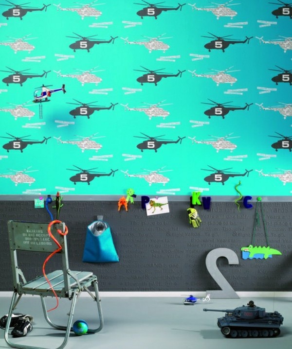Nursery wallpaper - color ideas for your interior