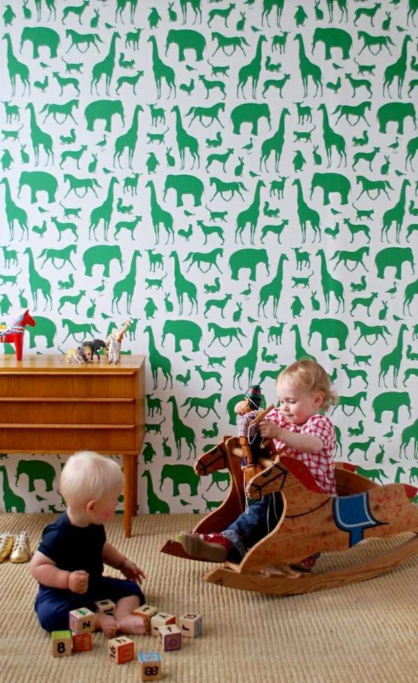 Nursery wallpaper - color ideas for your interior